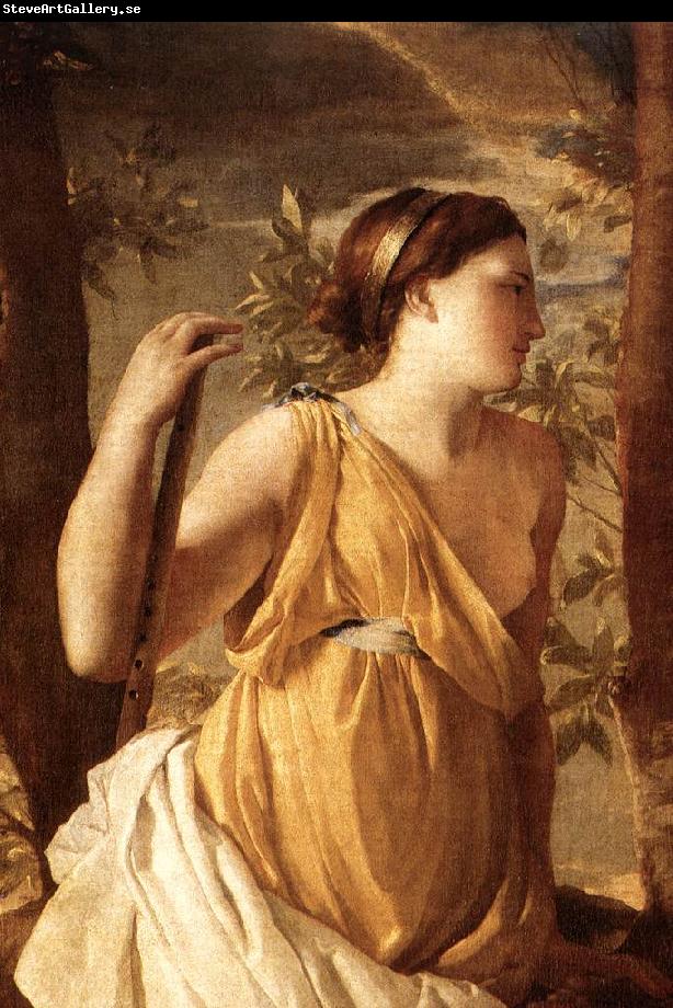 POUSSIN, Nicolas The Inspiration of the Poet (detail) af